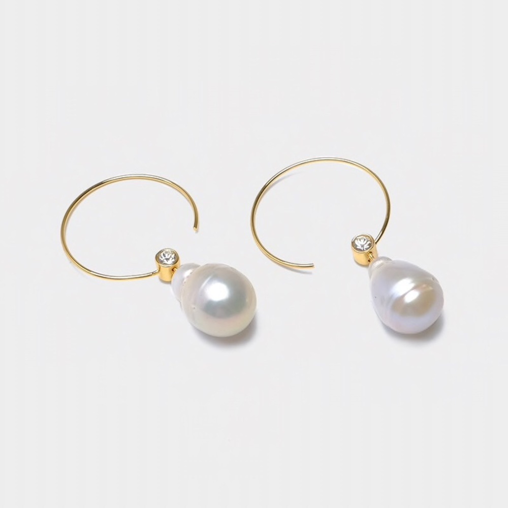 Last one Faux pearl  Earrings Art deco European design - Picture 7 of 9